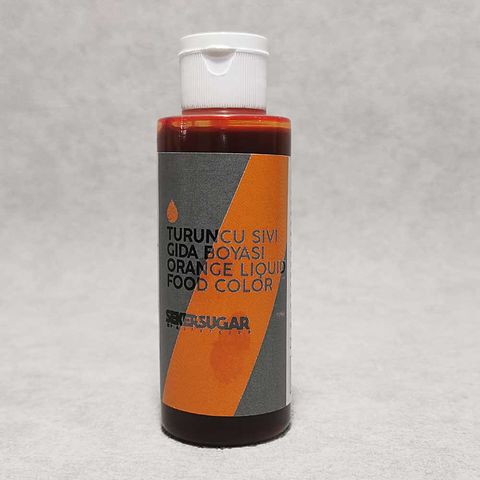 ŞEKER SUGAR TURUNCU SIVI GIDA BOYASI 120 ML - 1