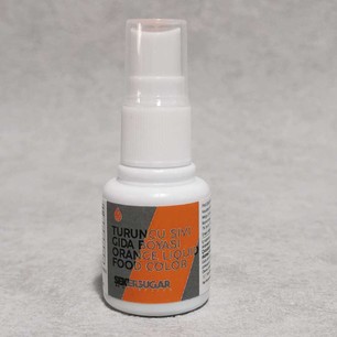 ŞEKER SUGAR TURUNCU SIVI GIDA BOYASI 20 ML - 