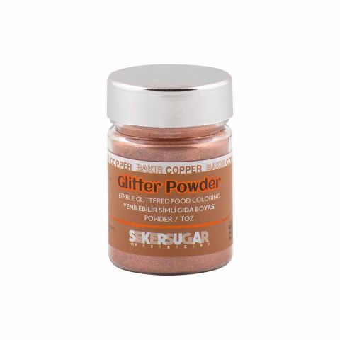 ŞEKER SUGAR YENİLEBİLİR SİMLİ TOZ BOYA 10 GR BAKIR - 1