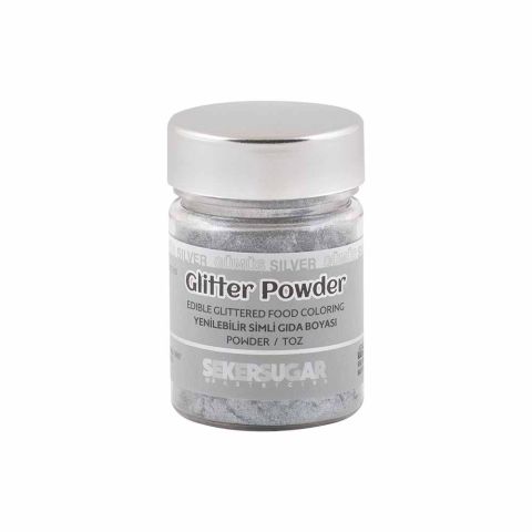 ŞEKER SUGAR YENİLEBİLİR SİMLİ TOZ BOYA 10 GR GÜMÜŞ - 1