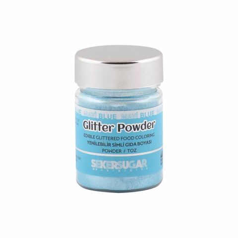 ŞEKER SUGAR YENİLEBİLİR SİMLİ TOZ BOYA 10 GR MAVİ - 1