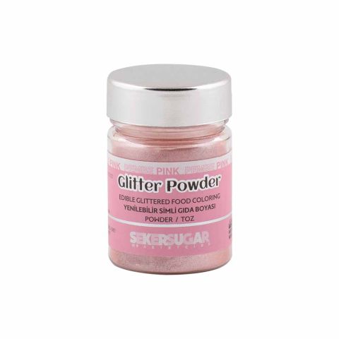 ŞEKER SUGAR YENİLEBİLİR SİMLİ TOZ BOYA 10 GR PEMBE - 1