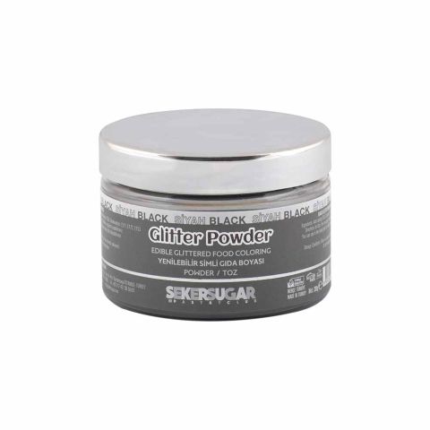 ŞEKER SUGAR YENİLEBİLİR SİMLİ TOZ BOYA 20 GR SİYAH - 1