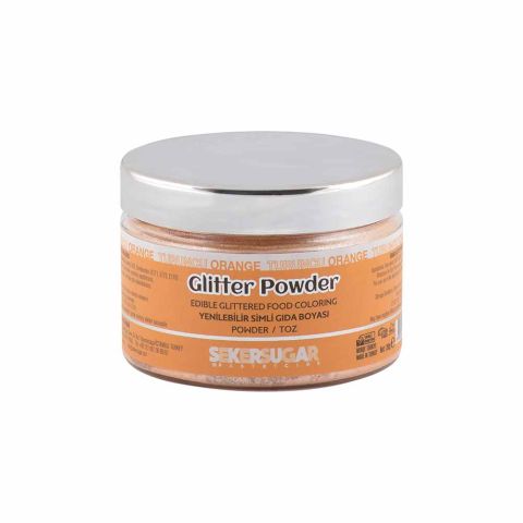 ŞEKER SUGAR YENİLEBİLİR SİMLİ TOZ BOYA 20 GR TURUNCU - 1