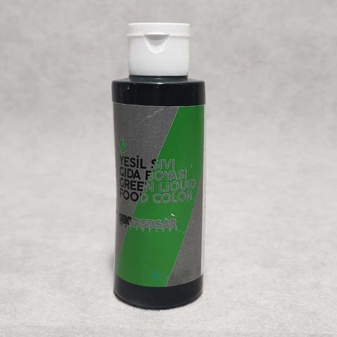 ŞEKER SUGAR YEŞİL SIVI GIDA BOYASI 120 ML - 1