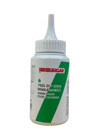 ŞEKER SUGAR YEŞİL SIVI GIDA BOYASI 150 ML 