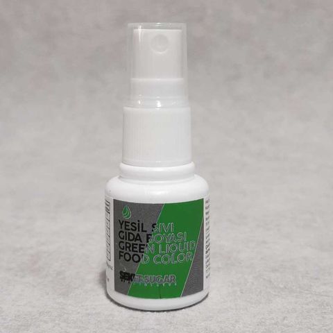 ŞEKER SUGAR YEŞİL SIVI GIDA BOYASI 20 ML 