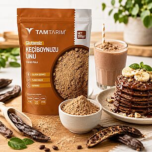 TAMFREE GLUTENSİZ KEÇİBOYNUZU UNU 300 GR - 2