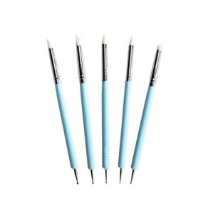 SİLİKON UÇLU FIRÇA SET ÇİFT TARAFLI R-54 - 