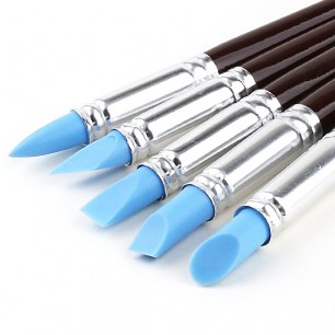SİLİKON UÇLU FIRÇA SET FK-01 / B10/ R55 - 