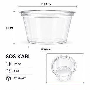 SOS KABI120 CC PAKET 50'Lİ 4 OZ - DİĞER