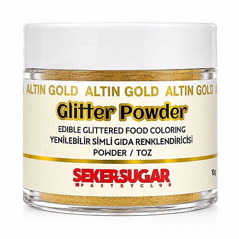 SUGAR GLİTTER POWDER ALTIN 4 GR - 1