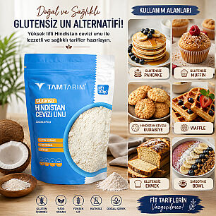 TAMFREE GLUTENSİZ HİNDİSTAN CEVİZİ UNU 300 GR - 2
