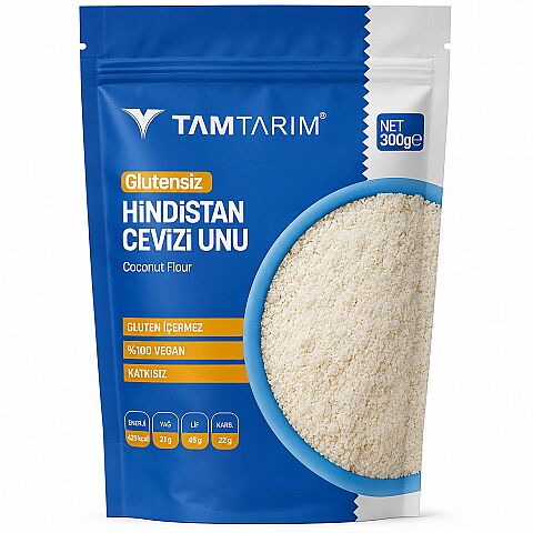 TAMFREE GLUTENSİZ HİNDİSTAN CEVİZİ UNU 300 GR - 1