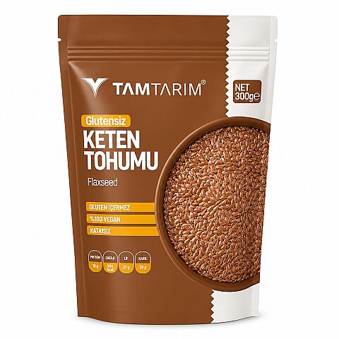 TAMFREE GLUTENSİZ KETEN TOHUMU 300 GR - 1