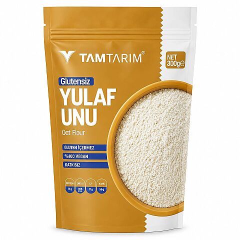 TAMFREE GLUTENSİZ YULAF UNU 300 GR - 1