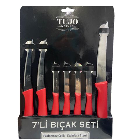TUJO MEYVE BIÇAĞI 7'Lİ - 1