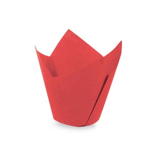 TULİP KEK KALIBI KIRMIZI 200 ADET - DACA AMBALAJ