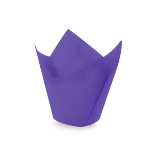 TULİP KEK KALIBI MOR 200 ADET - DACA AMBALAJ
