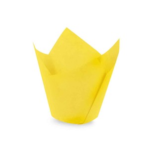 TULİP KEK KALIBI SARI 200 ADET - DACA AMBALAJ