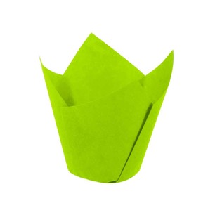 TULİP KEK KALIBI YEŞİL 200 ADET - DACA AMBALAJ