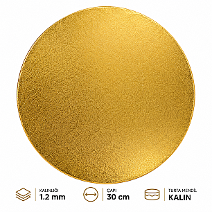 TURTA MENDİLİ 12 MM KALIN 30 CM 3 LÜ (ALTIN-BEYAZ-GÜMÜŞ) - GOLD SÜSLEME