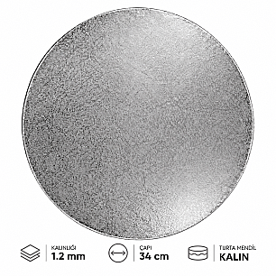 TURTA MENDİLİ 12 MM KALIN 34 CM 3 LÜ (ALTIN-BEYAZ-GÜMÜŞ) - 5