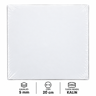 TURTA MENDİLİ 5 MM KALIN KARE 20*20 CM 3 LÜ (ALTIN-BEYAZ-GÜMÜŞ) - 3