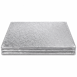 TURTA MENDİLİ 5 MM KALIN KARE 24*24 CM 3 LÜ (ALTIN-BEYAZ-GÜMÜŞ) - 6