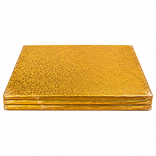TURTA MENDİLİ 5 MM KALIN KARE 24*24 CM 3 LÜ (ALTIN-BEYAZ-GÜMÜŞ) - 2