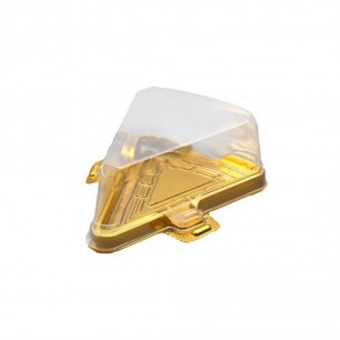 ÜÇGEN PASTA KABI VE KAPAĞI - 