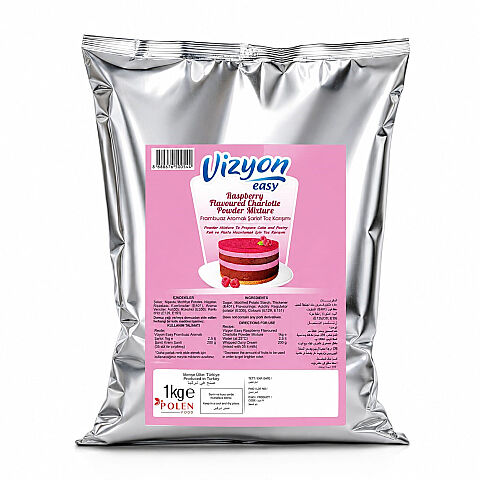 VİZYON FRAMBUAZLI ŞARLOT TOZU 1 KG - 1