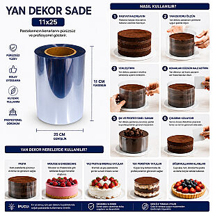 YAN DEKOR SADE 11*25 - 2