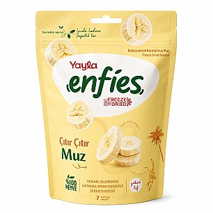 YAYLA ENFİES ÇITIR MUZ DİLİM 20 GR - YAYLA
