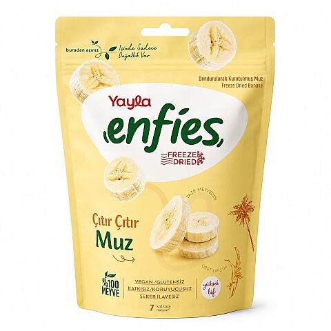 YAYLA ENFİES ÇITIR MUZ DİLİM 20 GR - 1