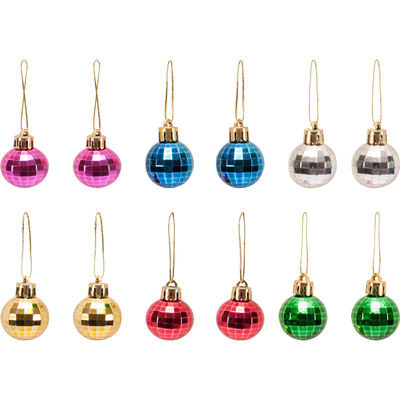 YB' 3CM ASORTİ MİX1 AĞAÇ SÜSLEME TOPLARI 12'Lİ - 1