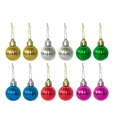 YB' 3CM ASORTİ MİX2 AĞAÇ SÜSLEME TOPLARI 12'Lİ - 1