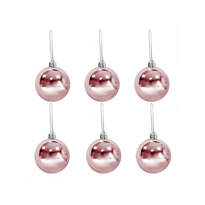 YB' 4CM AĞAÇ SÜSLEME TOPLARI 6 LI - 1