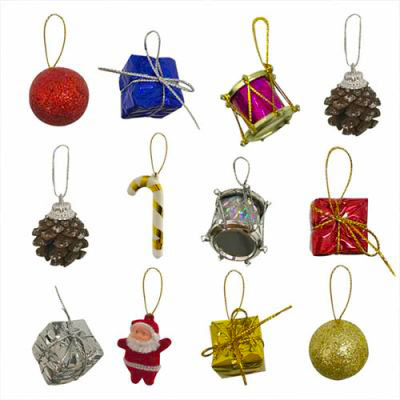 YB AĞAÇ SÜSLEME SETİ 12'Lİ L71094 - 1