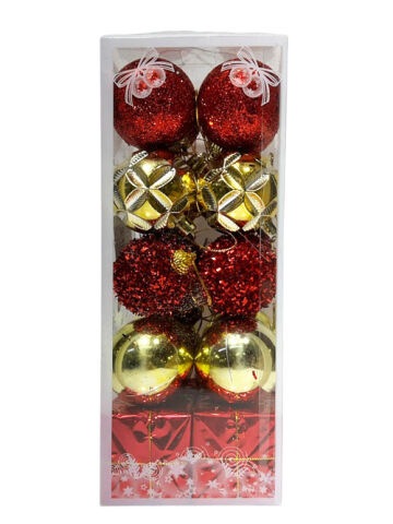 YB YILBAŞI SÜSÜ 20'Lİ KARE KUTU CİCİ TOPLAR - 1